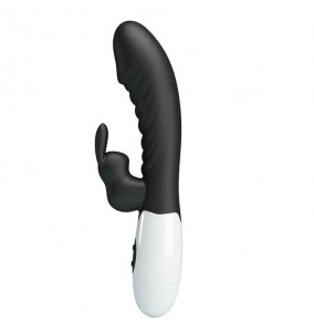 Pretty Love - Naughty Bunny Powerful Vibrating Massager Wand (Battery - Black)